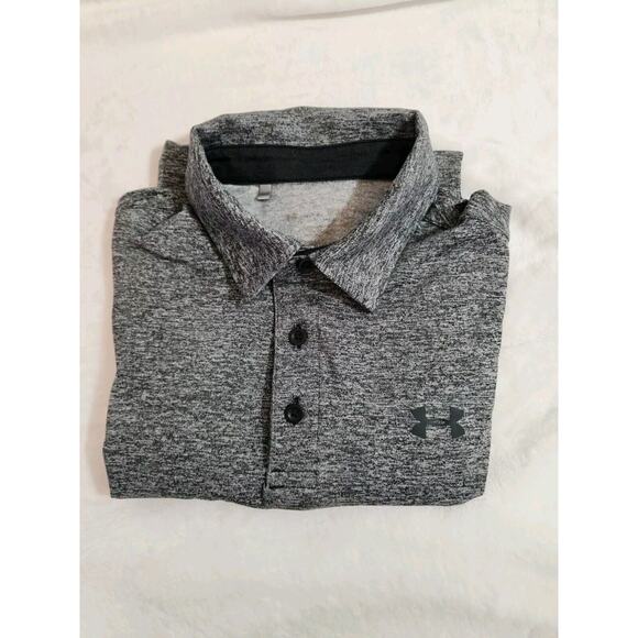 Under armour Other - Under Armour Polo Shirt Mens Small Gray Short Sleeve Golf Athleisure Classic